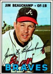 1967 Topps Baseball Cards      307     Jim Beauchamp